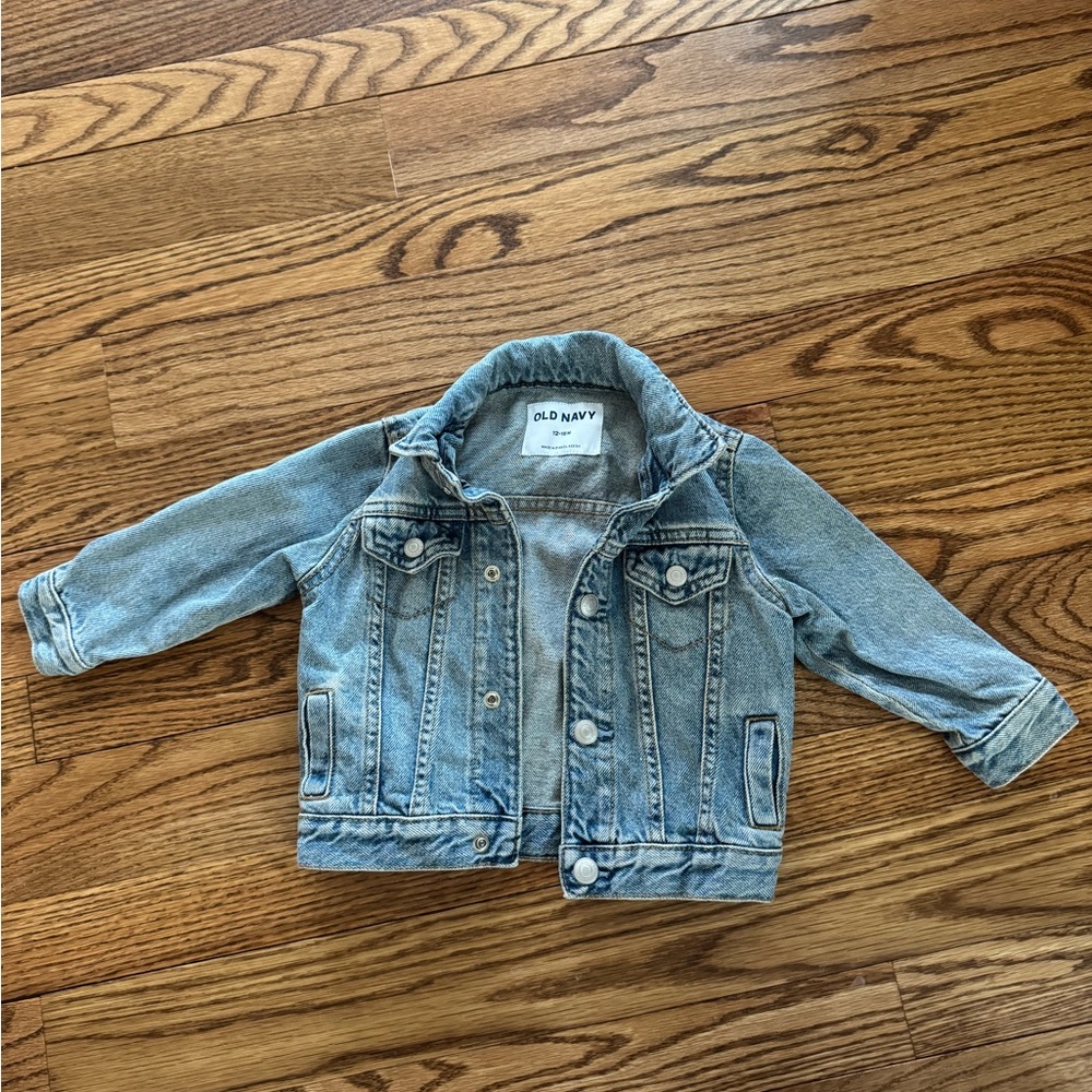 Old Navy Toddler Denim Jacket 12-18 Months